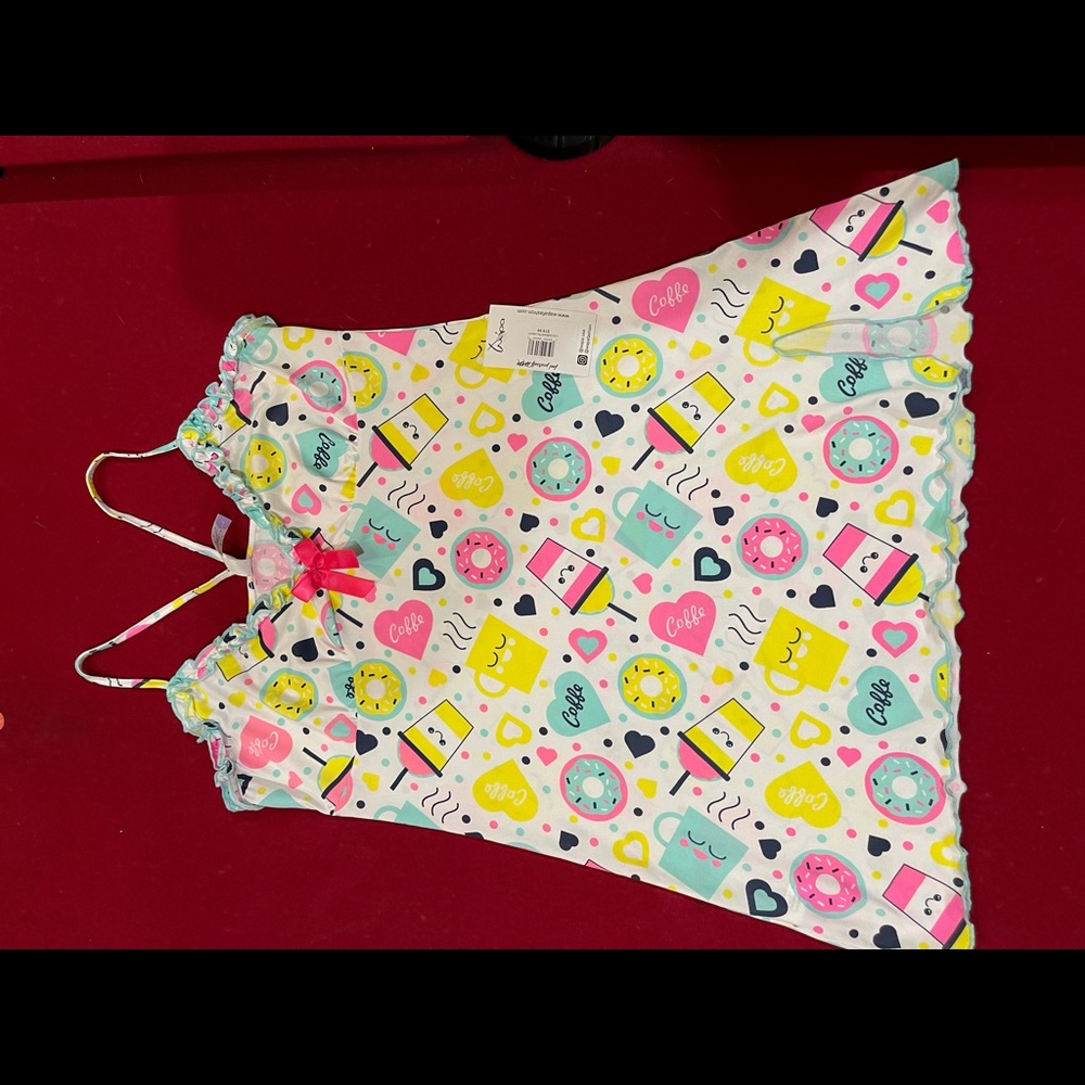 Pajamas dress with design